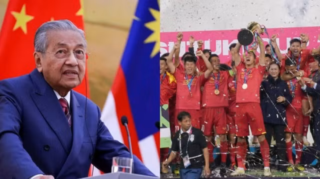 Thủ tướng Malaysia Mahathir Mohamad (trái)