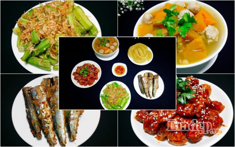 Mâm cơm ngon, bổ dưỡng cho gia đình 5 người - Ảnh 1 Mam com ngon, bo duong cho gia dinh 5 nguoi - Anh 1