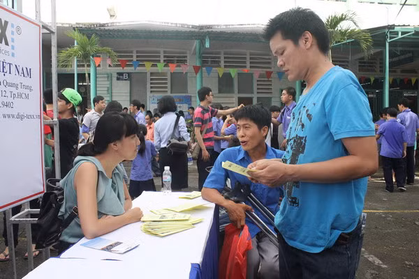 Hội chợ việc làm cho người khuyết tật tại TPHCM