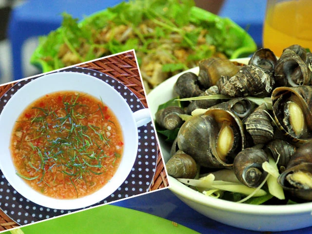 Mẹo pha nước chấm ngao, ốc siêu hấp dẫn