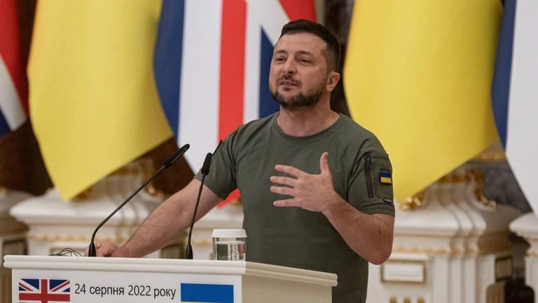  Tổng thống Ukraine Vladimir Zelensky.