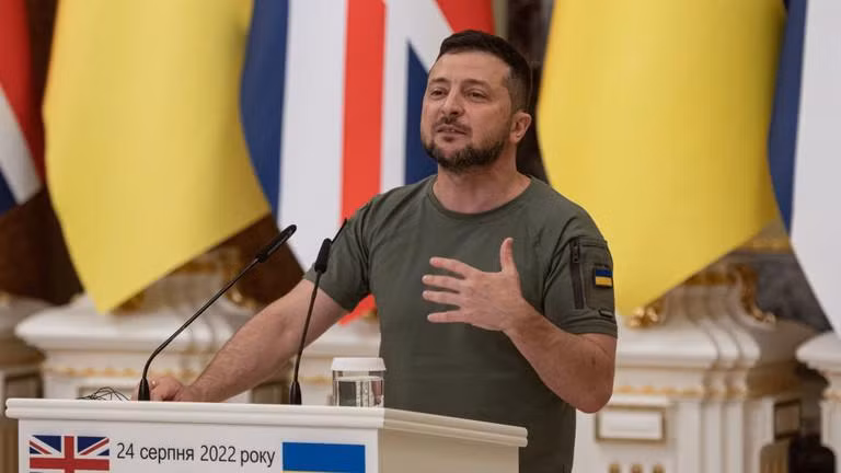  Tổng thống Ukraine Vladimir Zelensky.