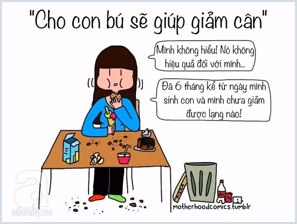 Những tình huống cười ra nước mắt của các mẹ “bò sữa“