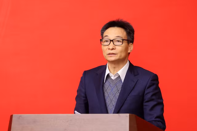 Phó Thủ tướng Chính phủ Vũ Đức Đam phát biểu tại Hội nghị. Ảnh: VGP/Nhật Bắc.