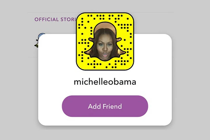 Phu nhân tổng thống Obama lập tài khoản Snapchat