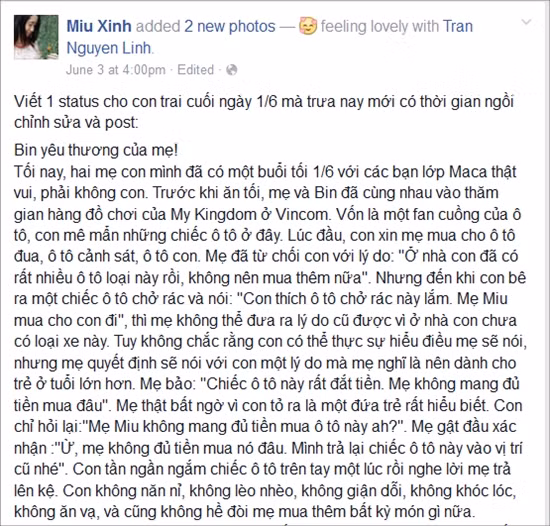 Chia sẻ dạy con trên facebook 2