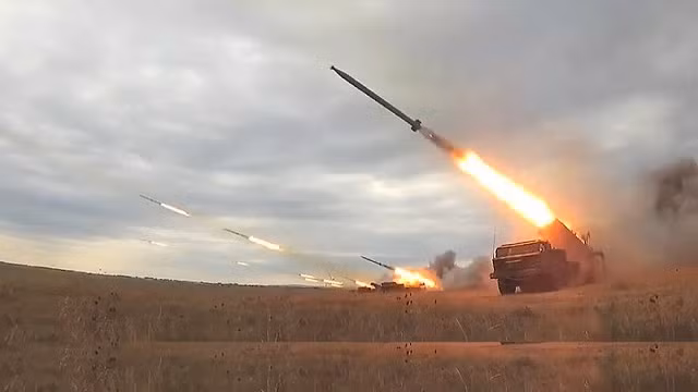 Hình ảnh trong cuộc tập trận Vostok của Nga. Ảnh: Euronews