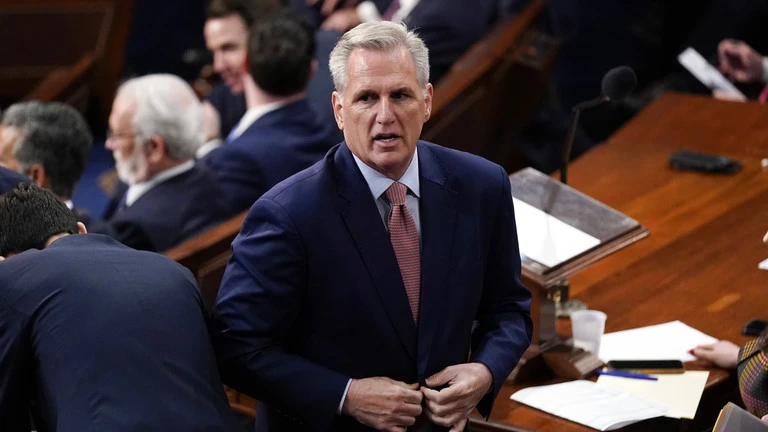 Ông Kevin McCarthy không đạt đủ số phiếu bầu để trở thành Chủ tịch Hạ viện mới của Mỹ. Ảnh: AP.