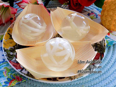 Thạch dừa giọt nước trong veo xua nắng nóng - Ảnh 8 Thach dua giot nuoc trong veo xua nang nong - Anh 8