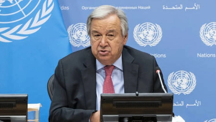 Tổng thư ký Liên Hợp Quốc Antonio Guterres.