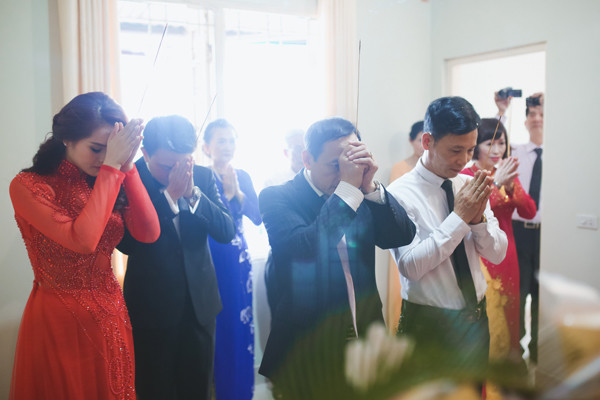 Hoa khôi Thể thao Lại Hương Thảo rạng rỡ trong lễ ăn hỏi ảnh 5