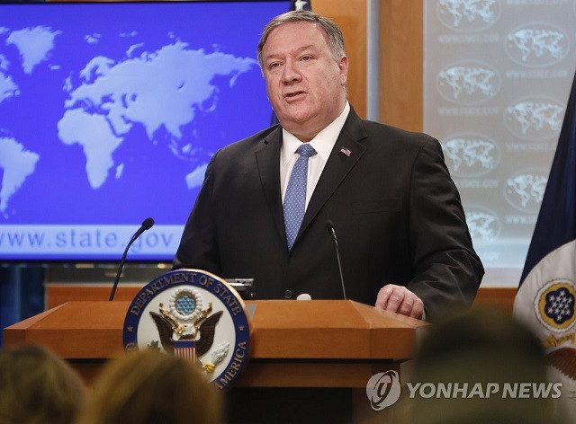 Ngoại trưởng Mỹ Mike Pompeo 