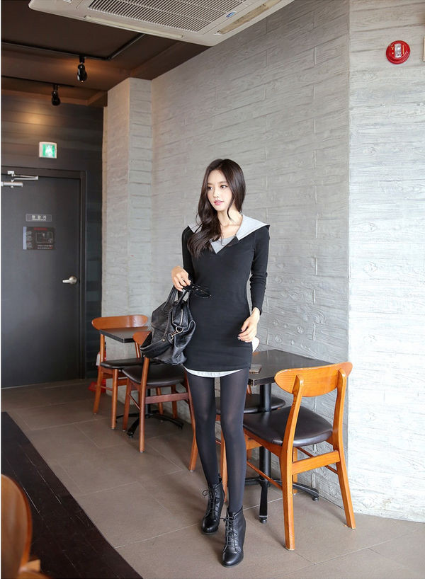 Những mẫu váy liền mùa đông “ăn khách” nhất 2015 ảnh 3 Những mẫu váy liền mùa đông