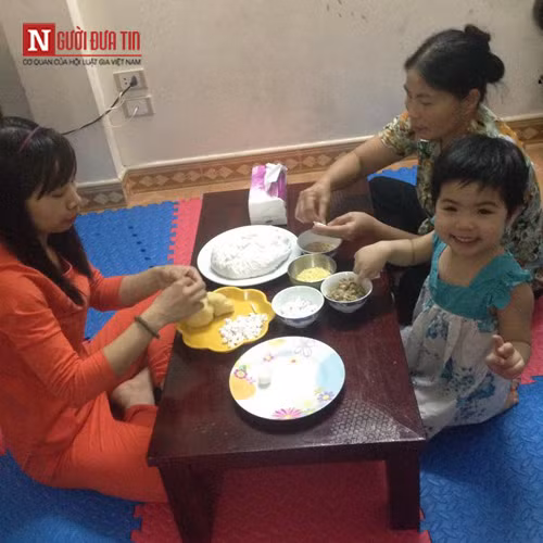 Rộn ràng Tết Hàn thực làm bánh trôi, bánh chay của gia đình trẻ - Ảnh 6