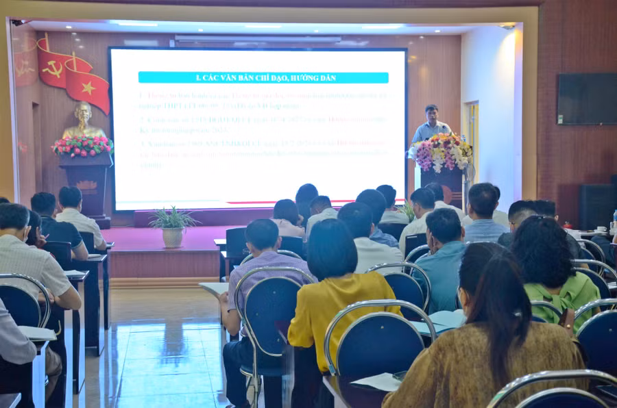 Toàn cảnh buổi tập huấn.