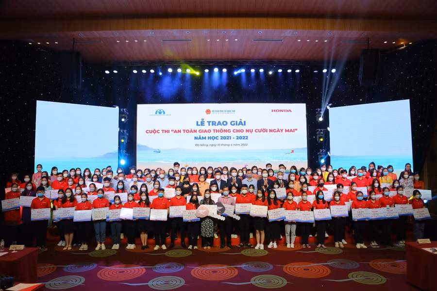 Cuộc thi ATGT cho nụ cười ngày mai năm học 2021-2022 đã diễn ra thành công tốt đẹp