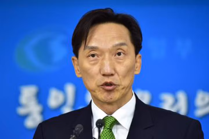 Người phát ngôn bộ Thống nhất Hàn Quốc Lee Duk-Haeng khẳng định chủ trương duy trì viện trợ nhân đạo và giao lưu dân sự liên Triều. Ảnh: AFP 