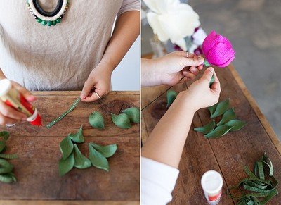 Làm hoa mẫu đơn giấy Làm hoa mẫu đơn giấy