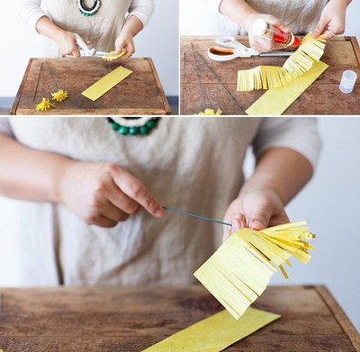 Làm hoa mẫu đơn giấy Làm hoa mẫu đơn giấy