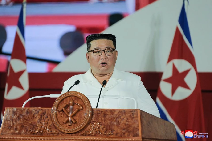 Nhà lãnh đạo Triều Tiên Kim Jong-un.