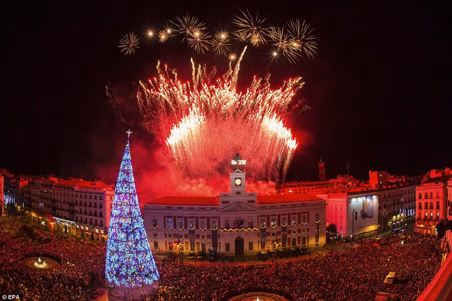 Tại thủ đô Madrid, Tây Ban Nha