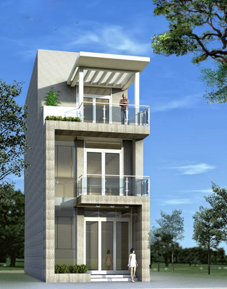 Thiết kế mẫu nhà ống 3 tầng hiện đại, sang trọng cho nông thôn và nhà phố - Ảnh 7 Thiet ke mau nha ong 3 tang hien dai, sang trong cho nong thon va nha pho - Anh 7