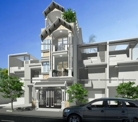 Thiết kế mẫu nhà ống 3 tầng hiện đại, sang trọng cho nông thôn và nhà phố - Ảnh 3 Thiet ke mau nha ong 3 tang hien dai, sang trong cho nong thon va nha pho - Anh 3