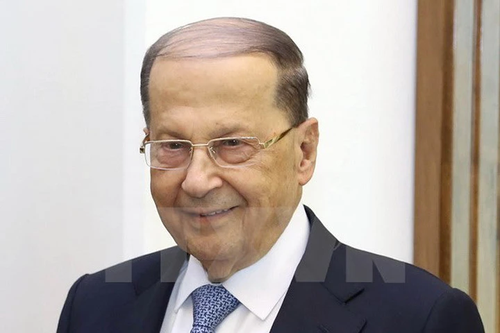 Tổng thống Liban Michel Aoun. (Nguồn: EPA/TTXVN)