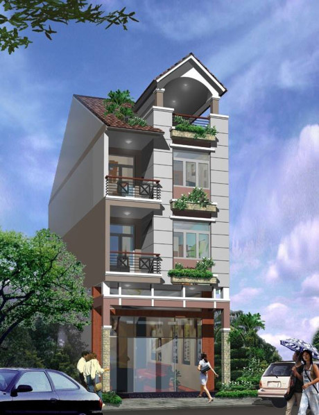 Thiết kế mẫu nhà ống 3 tầng hiện đại, sang trọng cho nông thôn và nhà phố - Ảnh 4 Thiet ke mau nha ong 3 tang hien dai, sang trong cho nong thon va nha pho - Anh 4