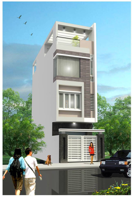 Thiết kế mẫu nhà ống 3 tầng hiện đại, sang trọng cho nông thôn và nhà phố - Ảnh 6 Thiet ke mau nha ong 3 tang hien dai, sang trong cho nong thon va nha pho - Anh 6