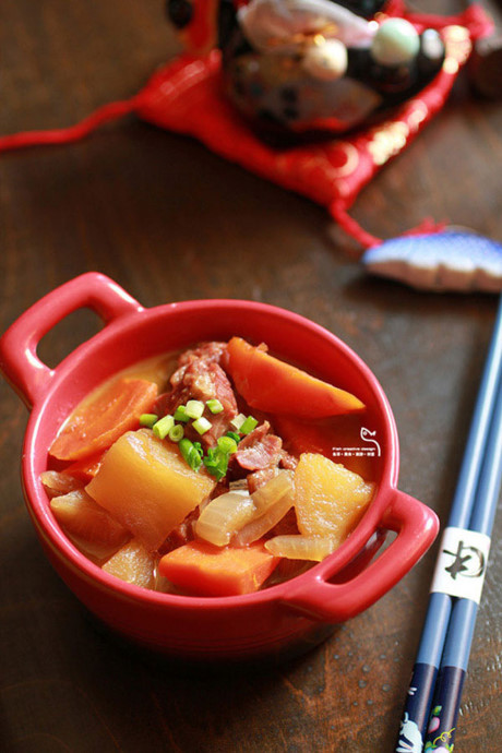 Cơm tối đậm đà với canh khoai tây nấu sườn - Ảnh 6 Com toi dam da voi canh khoai tay nau suon - Anh 6