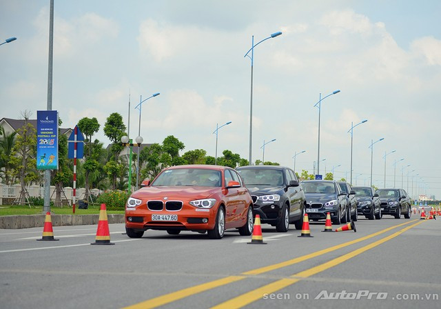 MC Phan Anh hào hứng thử drift xe BMW và MINI ảnh 5 Dàn xe BMW hùng hậu tại BMW Driving Experience 2015.