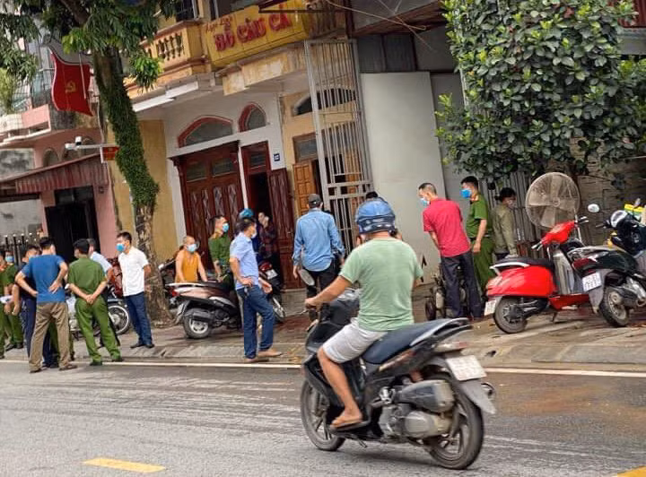 Hiện trường vụ nổ.