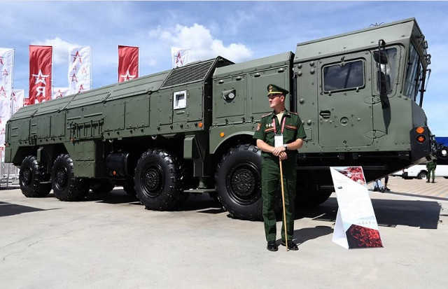 Bệ phóng tên lửa đạn đạo Iskander-M. Bệ phóng tên lửa đạn đạo Iskander-M.