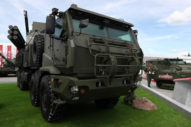 Tổ hợp phòng không đất đối không Pantsir-SM Tổ hợp phòng không đất đối không Pantsir-SM