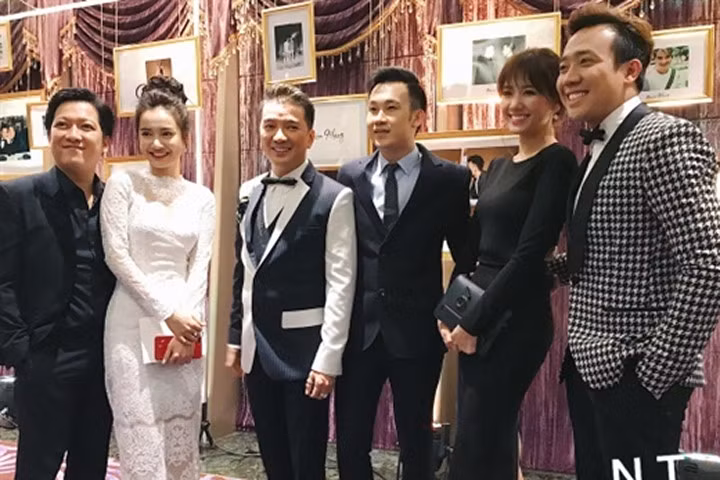 Hai cặp đôi hot nhất Vbiz đến mừng tình bạn 14 năm của Đàm Vĩnh Hưng và Dương Triệu Vũ