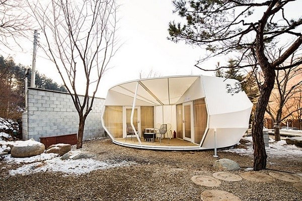 Hàn Quốc ra mắt lều “Glamping” hạng sang hình viên sỏi hình ảnh 3 Han Quoc ra mat leu “Glamping” hang sang hinh vien soi-hinh-anh-3