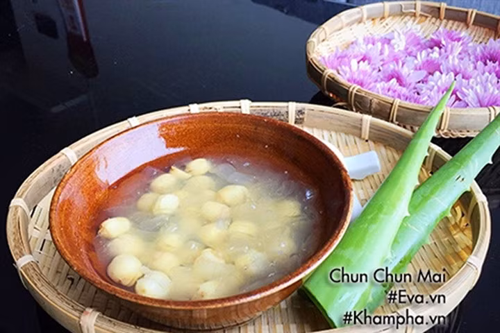 Chè nha đam hạt sen thơm ngon, bổ dưỡng