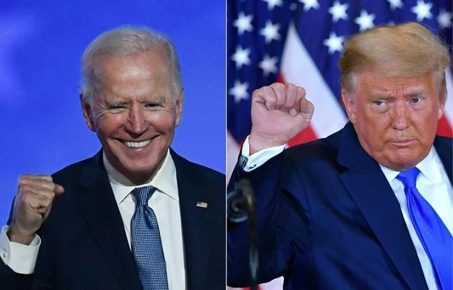 Ông Joe Biden và ông Donald Trump.