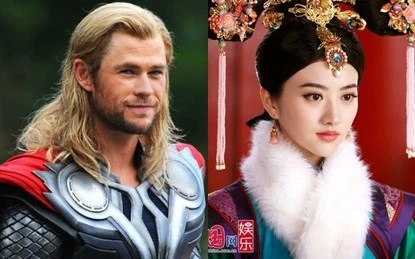 Chris Hemsworth nên duyên cùng “Đệ nhất mỹ nữ Bắc Kinh“