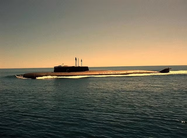 Tàu ngầm hạt nhân Nga.