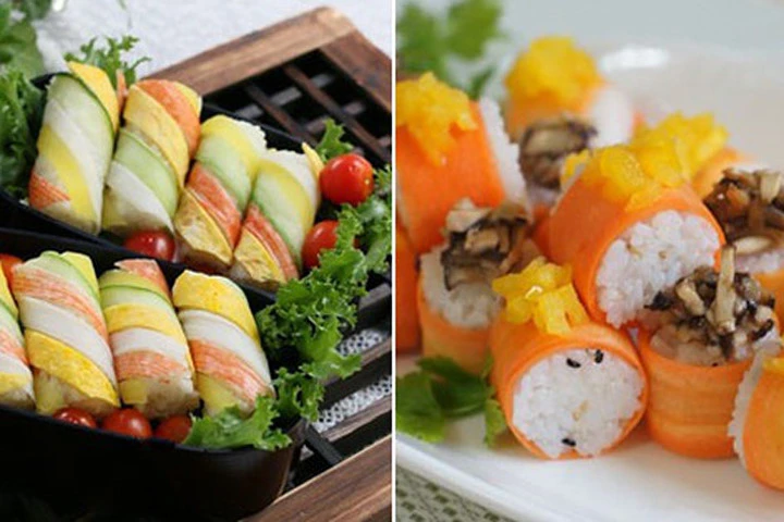 2 cách làm sushi cơm chưa bao giờ đơn giản đến thế