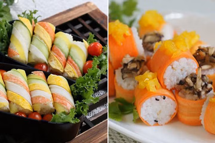 2 cách làm sushi cơm chưa bao giờ đơn giản đến thế