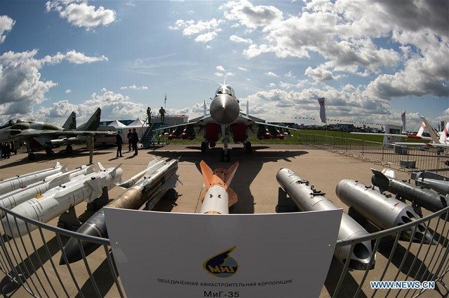 Một chiến đấu cơ MiG-35. Một chiến đấu cơ MiG-35.