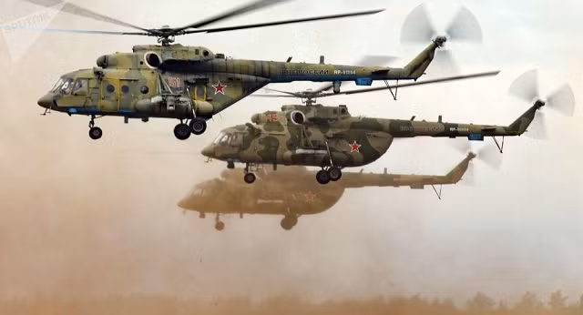 Trực thăng Nga.