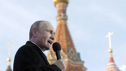 Tỷ lệ cử tri Nga muốn Tổng thống Putin tái cử cao kỷ lục