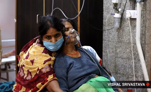 Bệnh nhân Covid-19 ở Ấn Độ.