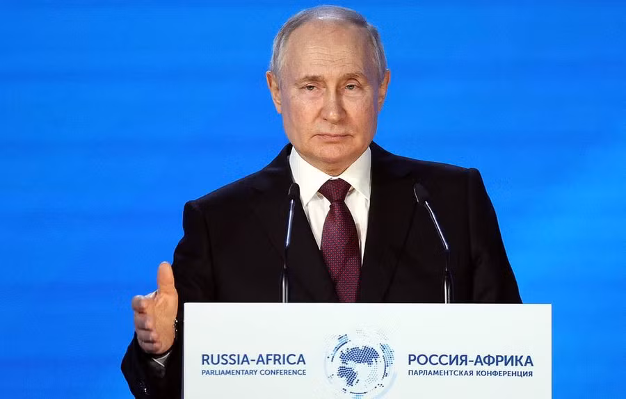 Tổng thống Nga Vladimir Putin.