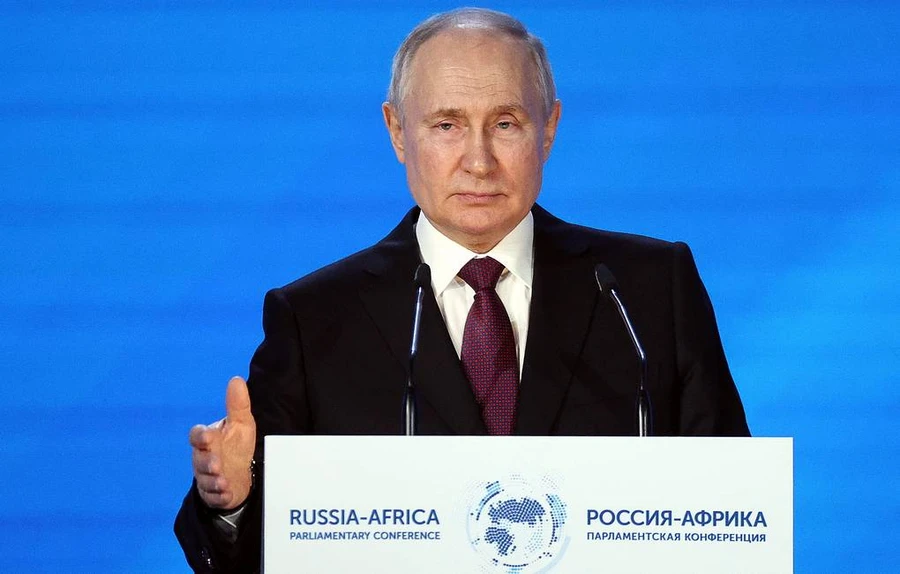 Tổng thống Nga Vladimir Putin.