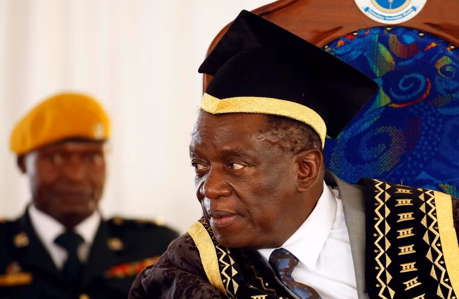 Tổng thống mới của Zimbabwe Emmerson Mnangagwa 